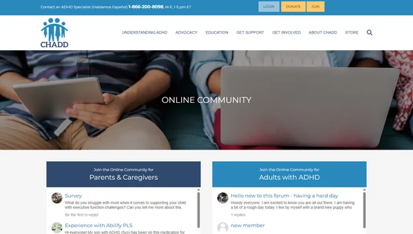 CHADD Online Community