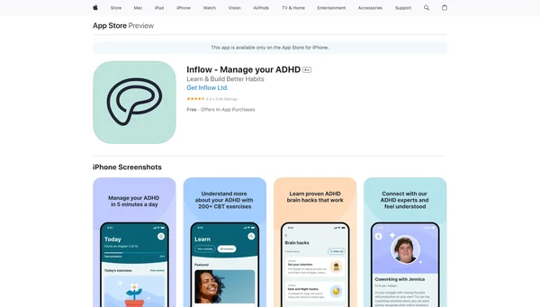 Inflow - Manage your ADHD