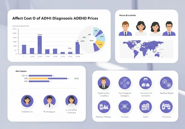 影响ADHD诊断成本的因素，例如地点和专科医生
