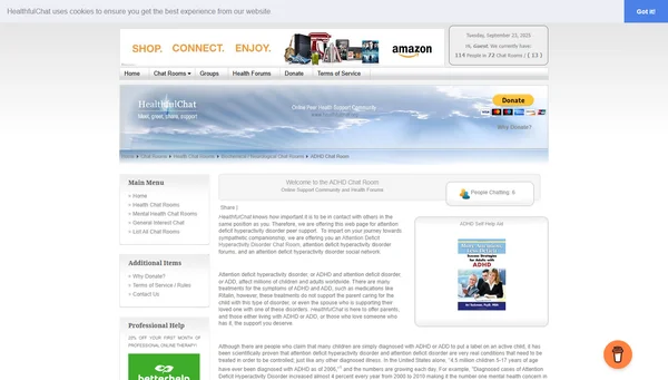 Hỗ trợ ADHD trên HealthfulChat